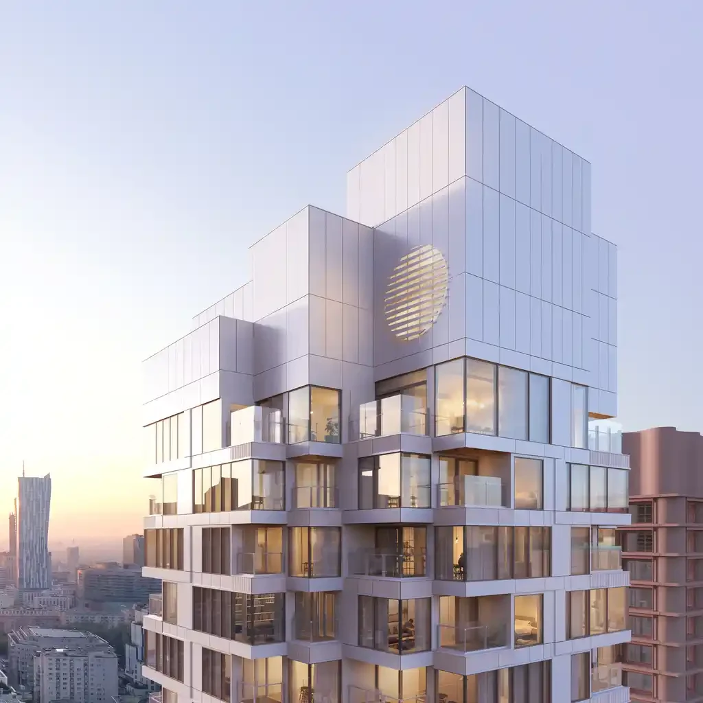 Tarasy apartamentowca Motion Tower
